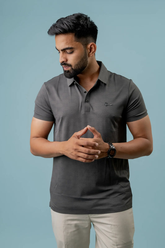 Seamless Slate Polo Men's T-Shirt